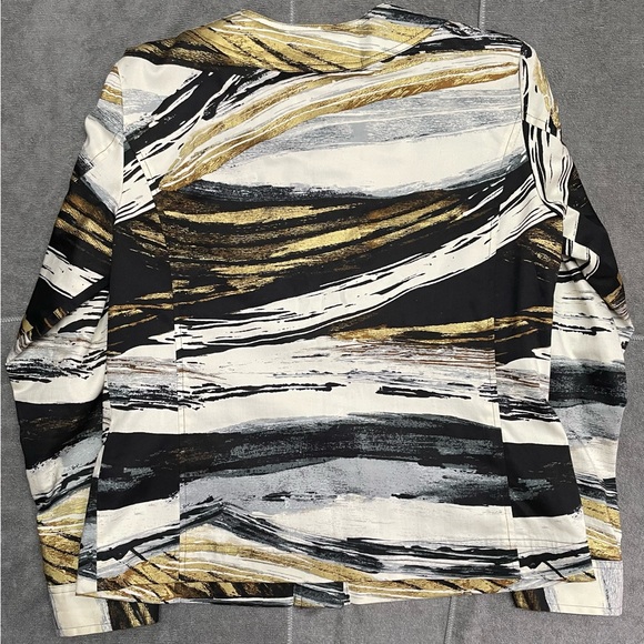 Chico's Cotton Jacket *Excellent Condition* Size: 0 - Picture 4 of 5